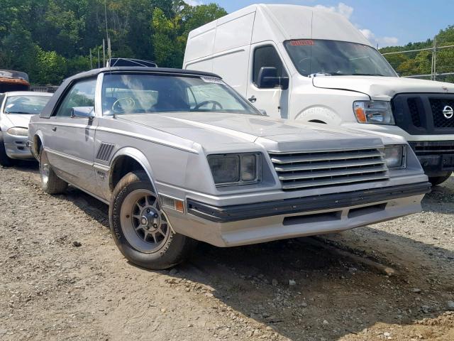 2B3BX62P1DR124485 - 1983 DODGE MIRADA GRAY photo 1