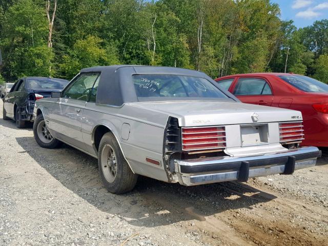 2B3BX62P1DR124485 - 1983 DODGE MIRADA GRAY photo 3