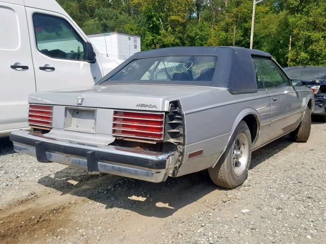 2B3BX62P1DR124485 - 1983 DODGE MIRADA GRAY photo 4