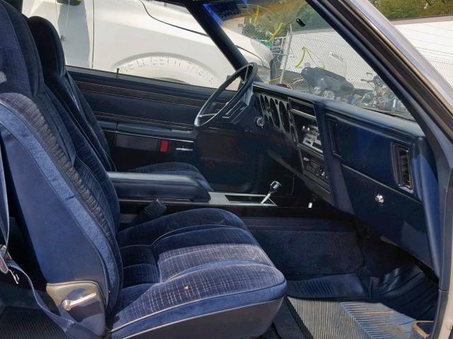 2B3BX62P1DR124485 - 1983 DODGE MIRADA GRAY photo 5