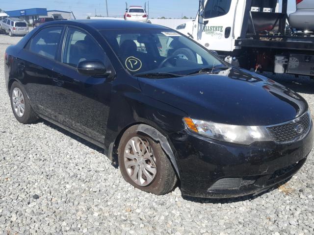 KNAFU4A27D5738048 - 2013 KIA FORTE EX BLACK photo 1