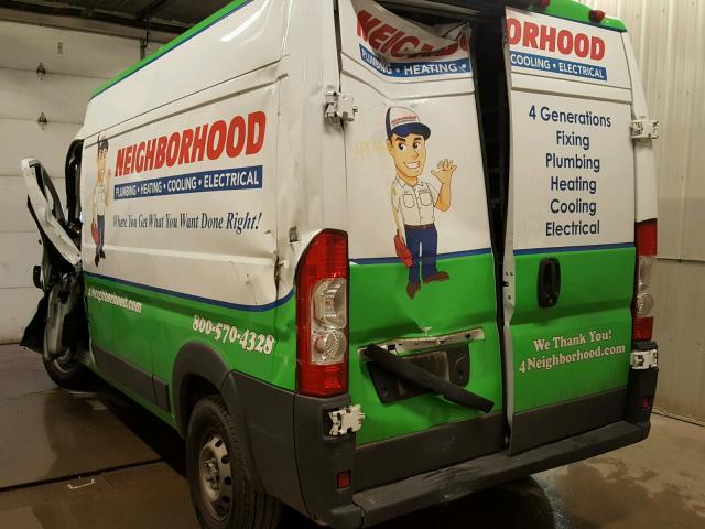 3C6TRVCG6HE515443 - 2017 RAM PROMASTER 白色 照片 3