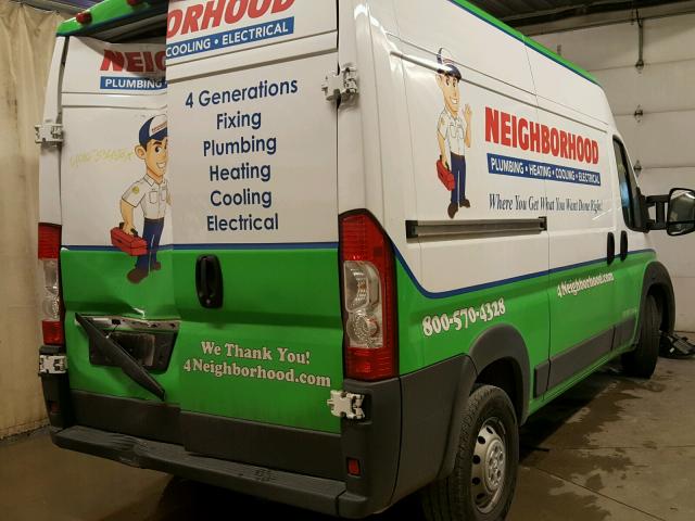 3C6TRVCG6HE515443 - 2017 RAM PROMASTER 白色 照片 4