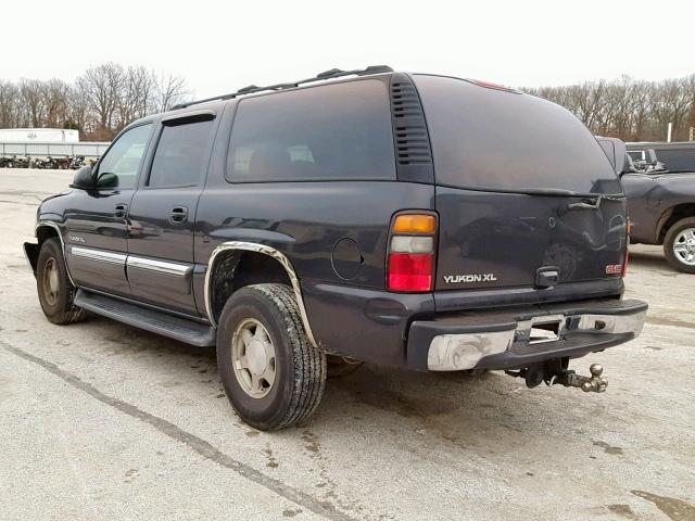 1GKFK16Z75J153948 - 2005 GMC YUKON XL K BLACK photo 3