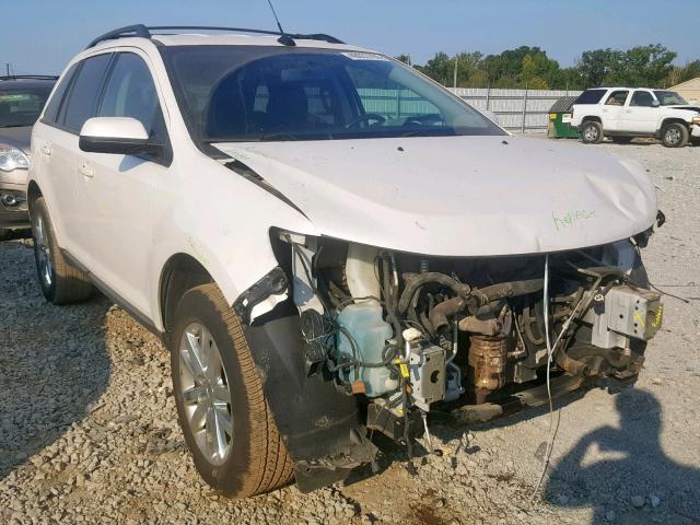 2FMDK3JC0DBA37717 - 2013 FORD EDGE SEL WHITE photo 1