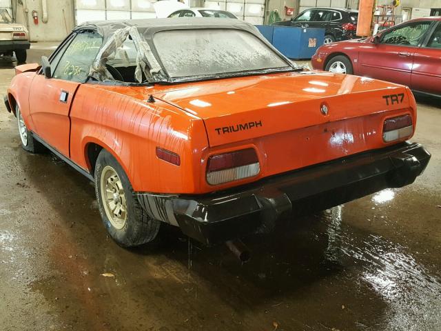 TCT111496UCF - 1980 TRIUMPH CAR TR7 ORANGE photo 3