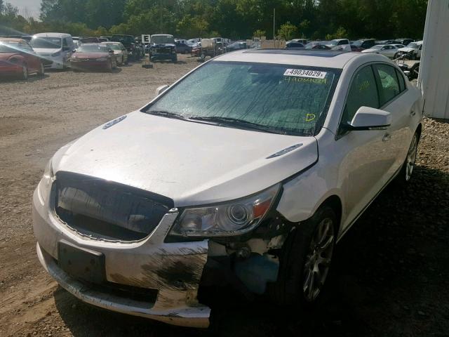 1G4GE5ED3BF149071 - 2011 BUICK LACROSSE C WHITE photo 2