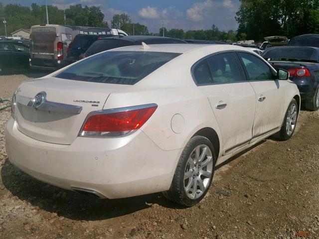 1G4GE5ED3BF149071 - 2011 BUICK LACROSSE C WHITE photo 4