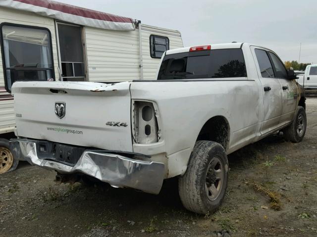 3C6UD5JL3CG217917 - 2012 DODGE RAM 2500 S WHITE photo 4