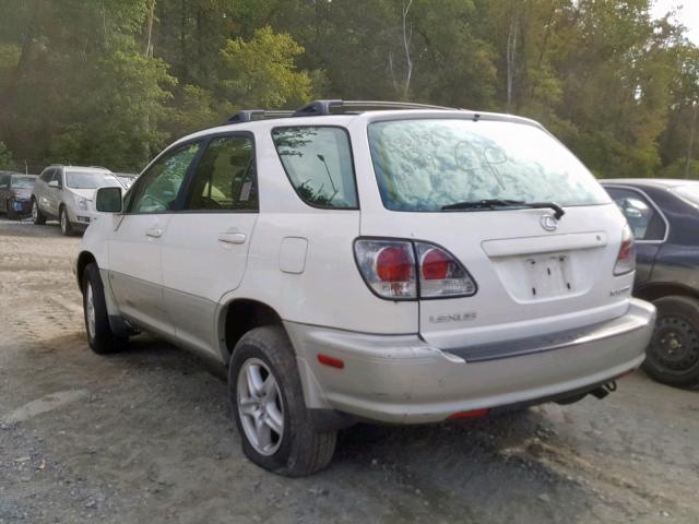 JTJGF10U620139376 - 2002 LEXUS RX 300 WHITE photo 3