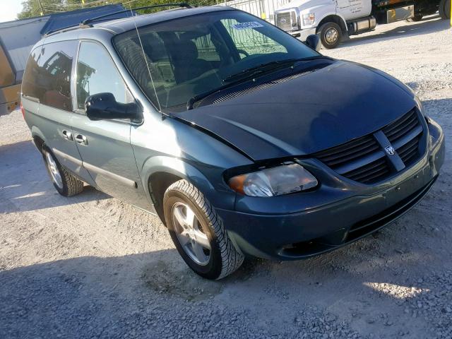 1D4GP45R36B591191 - 2006 DODGE CARAVAN SX BLUE photo 1