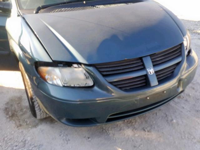 1D4GP45R36B591191 - 2006 DODGE CARAVAN SX BLUE photo 9