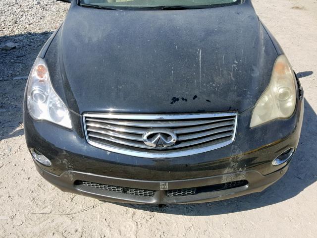 JNKAJ09EX8M303872 - 2008 INFINITI EX35 BASE BLACK photo 7