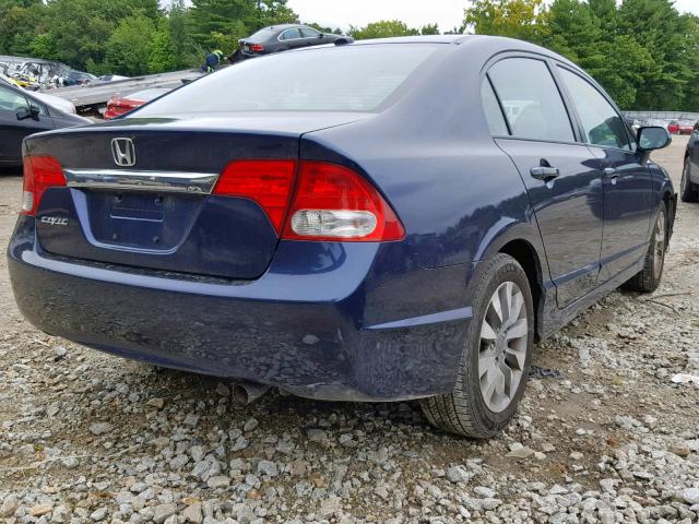 2HGFA1F92BH515410 - 2011 HONDA CIVIC EXL 蓝色 照片 4