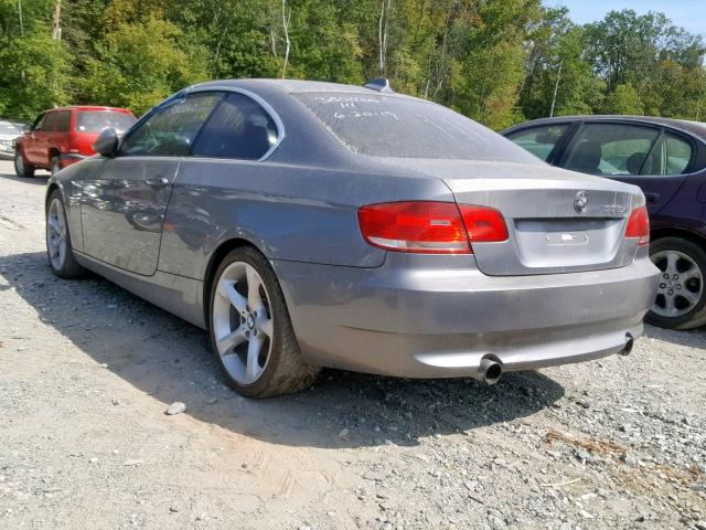 WBAWC73558E065360 - 2008 BMW 335 XI GRAY photo 3