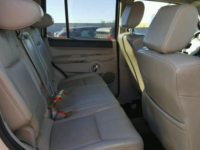 1J8HG58PX7C671996 - 2007 JEEP COMMANDER SILVER photo 6