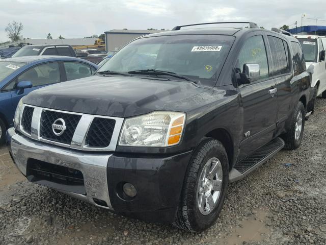 5N1BA08A77N714039 - 2007 NISSAN ARMADA SE BLACK photo 2