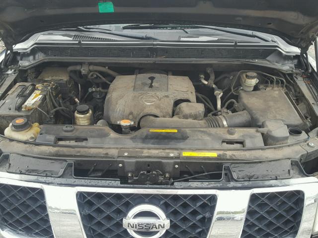 5N1BA08A77N714039 - 2007 NISSAN ARMADA SE BLACK photo 7