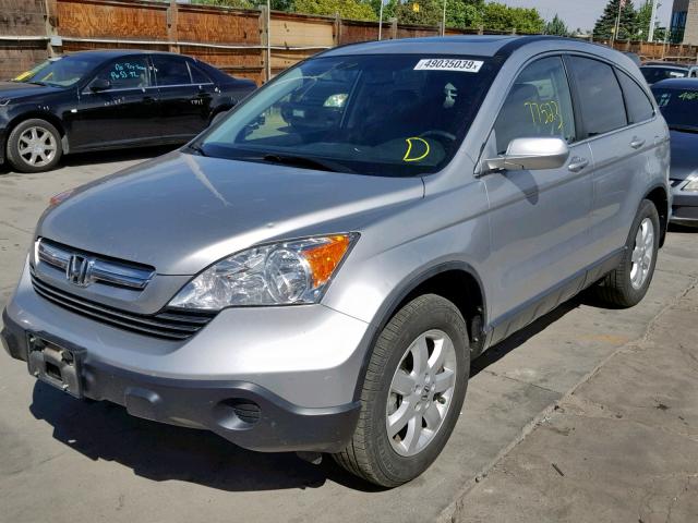 JHLRE487X9C021437 - 2009 HONDA CR-V EXL SILVER photo 2