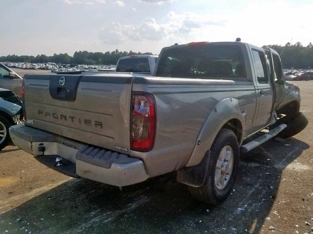 1N6ED29X53C464746 - 2003 NISSAN FRONTIER C SILVER photo 4