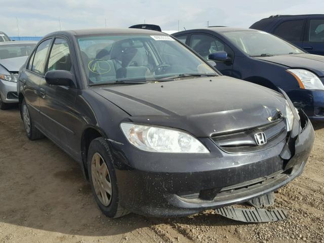 2HGES16364H914263 - 2004 HONDA CIVIC DX V BLACK photo 1