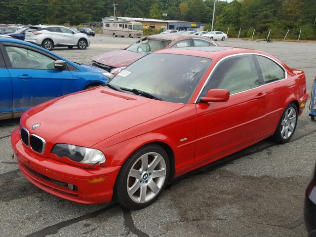 WBABN33483PG60082 - 2003 BMW 325 CI RED photo 2