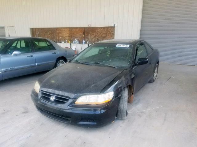 1HGCG32072A001927 - 2002 HONDA ACCORD SE BLACK photo 2