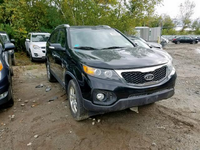 5XYKTDA64DG394550 - 2013 KIA SORENTO LX BLACK photo 1