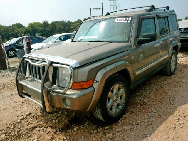 1J8HG58216C127888 - 2006 JEEP COMMANDER 棕色 照片 2