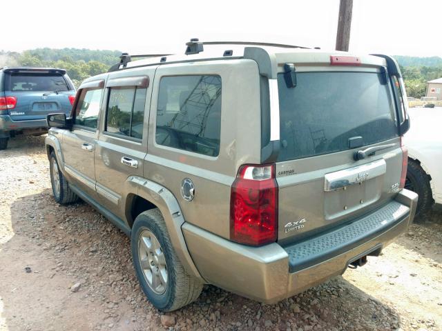 1J8HG58216C127888 - 2006 JEEP COMMANDER 棕色 照片 3
