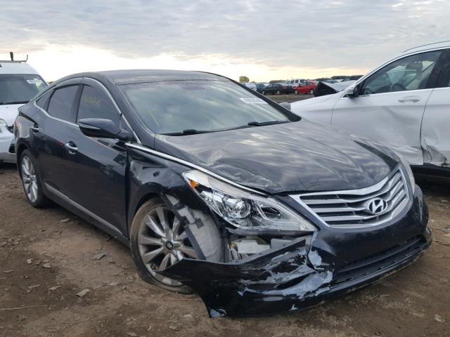 KMHFH4JG5CA125401 - 2012 HYUNDAI AZERA GLS BLACK photo 1