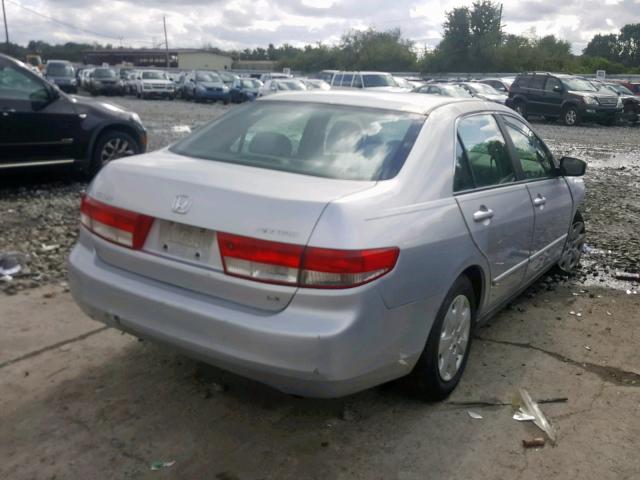 3HGCM56373G709882 - 2003 HONDA ACCORD LX SILVER photo 4