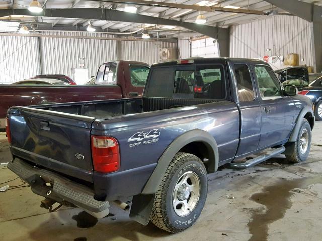 1FTZR15E41TA61035 - 2001 FORD RANGER SUP BLUE photo 4