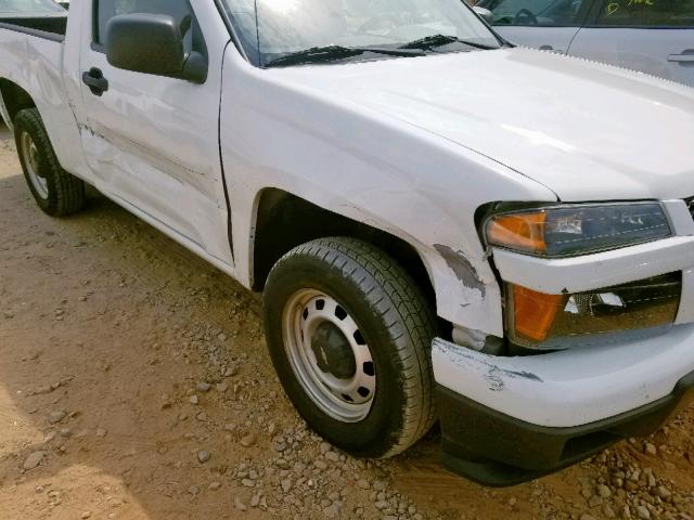 1GCCSBF91C8157325 - 2012 CHEVROLET COLORADO WHITE photo 9