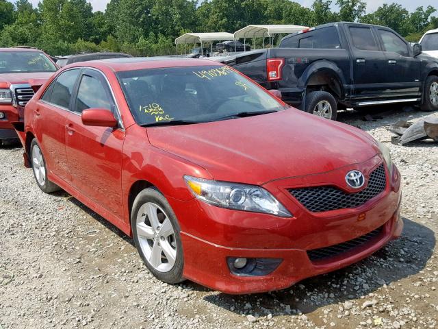 4T1BF3EK4BU677482 - 2011 TOYOTA CAMRY BASE RED photo 1