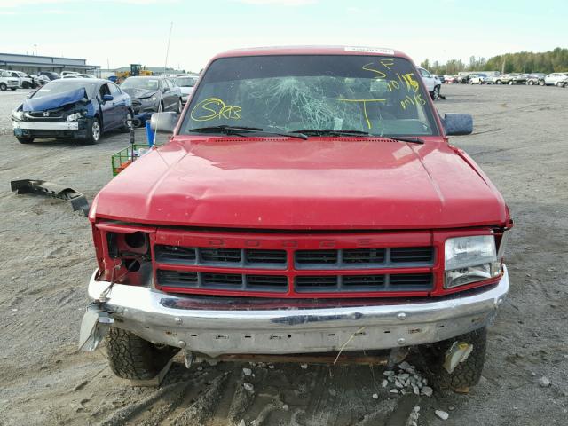 1B7GG23X4TS561941 - 1996 DODGE DAKOTA RED photo 7