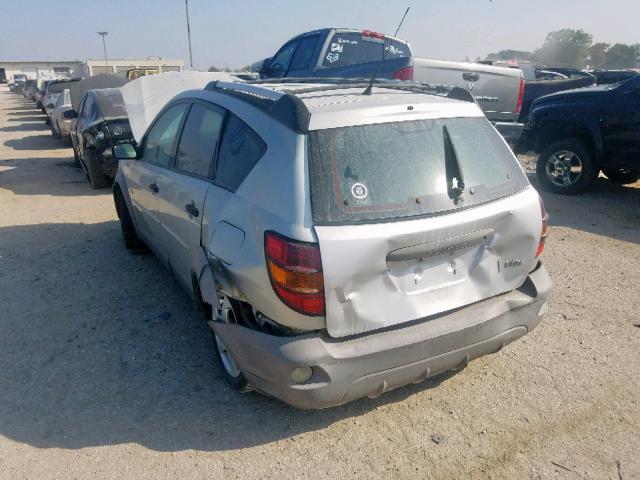 5Y2SL62893Z419499 - 2003 PONTIAC VIBE SILVER photo 3