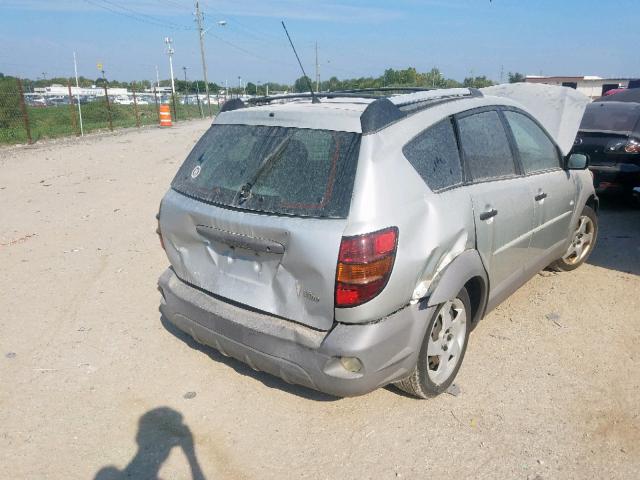 5Y2SL62893Z419499 - 2003 PONTIAC VIBE SILVER photo 4