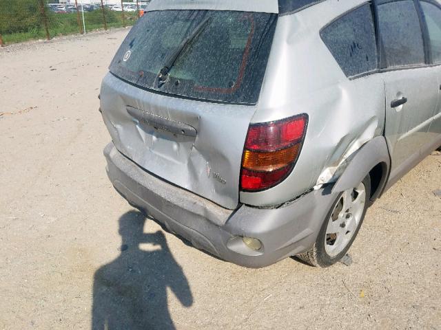 5Y2SL62893Z419499 - 2003 PONTIAC VIBE SILVER photo 9