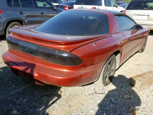 2G2FS22K4V2203093 - 1997 PONTIAC FIREBIRD RED photo 4