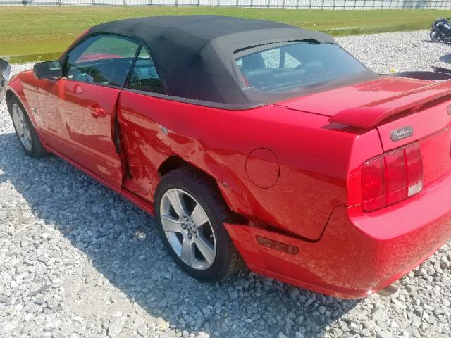 1ZVFT85H775294909 - 2007 FORD MUSTANG GT RED photo 10