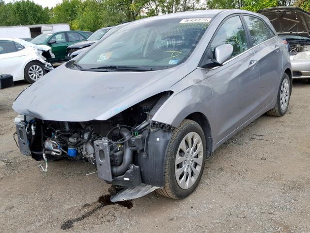 KMHD35LH2GU266903 - 2016 HYUNDAI ELANTRA GT SILVER photo 2