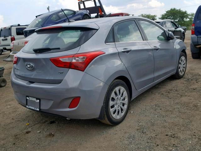 KMHD35LH2GU266903 - 2016 HYUNDAI ELANTRA GT SILVER photo 4