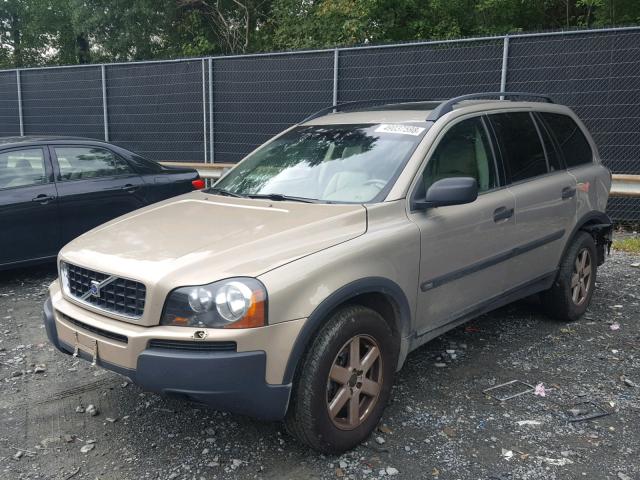 YV1CZ59H641057578 - 2004 VOLVO XC90 BEIGE photo 2