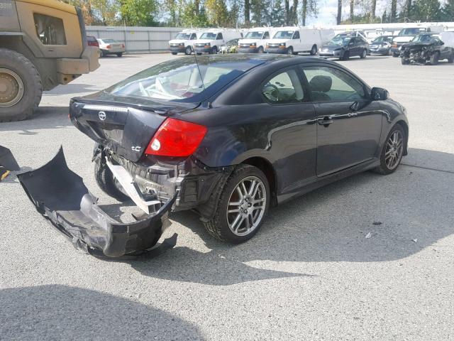 JTKDE177X70194244 - 2007 SCION TC BLACK photo 4