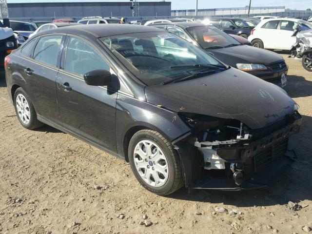 1FAHP3F2XCL391269 - 2012 FORD FOCUS SE BLACK photo 1