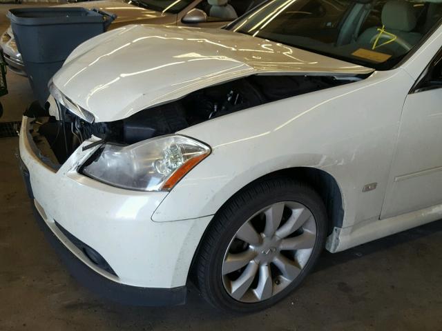 JNKAY01F36M259145 - 2006 INFINITI M35 BASE WHITE photo 9