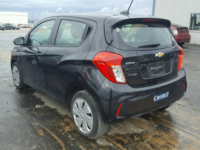 KL8CB6SA5GC542986 - 2016 CHEVROLET SPARK LS BLACK photo 3