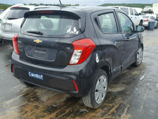 KL8CB6SA5GC542986 - 2016 CHEVROLET SPARK LS BLACK photo 4