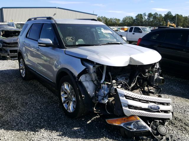 1FM5K8F85DGC85024 - 2013 FORD EXPLORER L SILVER photo 1